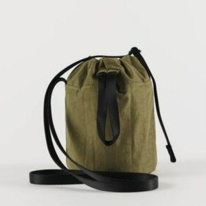 Baggu Mini Bucket Bag in Moss